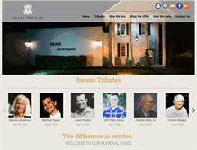 Tablet Screenshot of beardmortuary.com